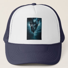 Mystiek bos binnen – Surrealistisch mannenportret Trucker Pet