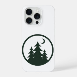 mystiek bos natuur avontuur camping kaart iPhone 15 pro case