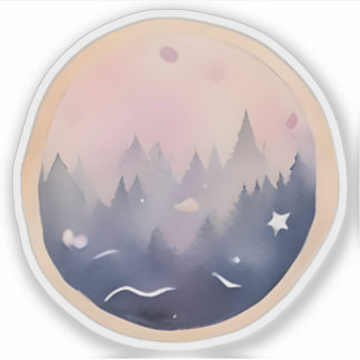 Mystiek Bos Twilight Sticker