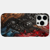 Mystiek buitenaards landschap met ingewikkelde Des Case-Mate iPhone Case (Achterkant (horizontaal))