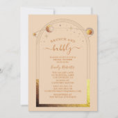 Mystiek Chic Champagne Goud Vrijgezellenfeest Kaart (Voorkant)