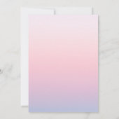 Mystiek Chique Sunset Roze Vrijgezellenfeest Kaart (Achterkant)