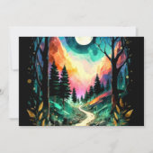 Mystiek Cottage Grove Baby shower Kaart (Achterkant)