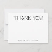 Mystiek dank je wit notitiekaartje (Voorkant)