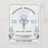 Mystiek derde oog hemelse maan holografisch flyer (Voorkant)