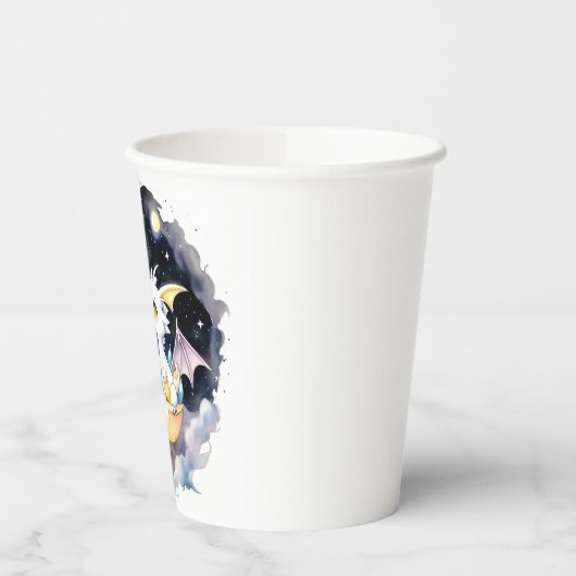 Mystiek Dragon Baby shower Papieren Bekers (Links)