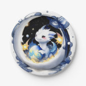 Mystiek Dragon Baby shower Papieren Bordje (Voorkant)