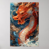 Mystiek Dragon Fantasy Poster (Voorkant)