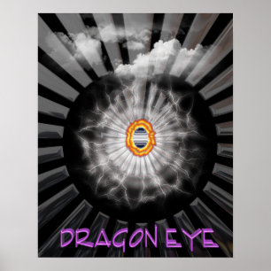Mystiek Drakenoog Poster