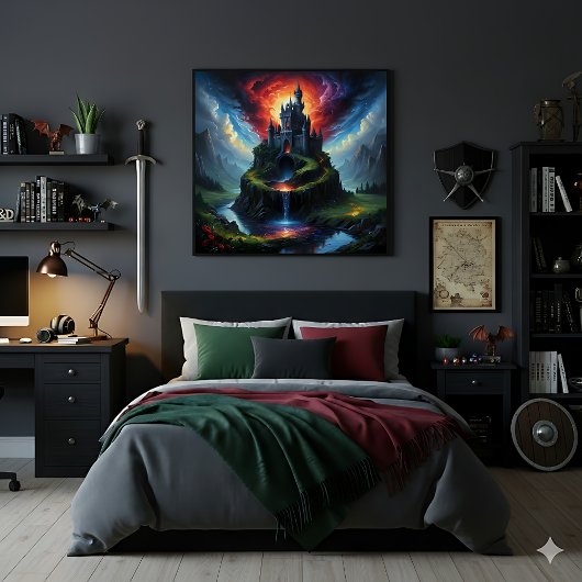 Mystiek Droomkasteel Poster