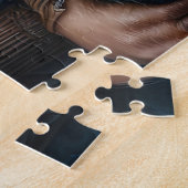 Mystiek Een indiaanse vrouw met wolven Legpuzzel (Zijkant)