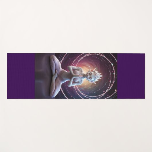 Mystiek en mediteren yogamat (Voorkant (horizontaal))