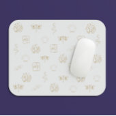 Mystiek Etherisch Schattige Vrouwelijk Meisje Muismat