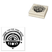 Mystiek Eye Boho Order Bedankt gepersonaliseerd op Rubberstempel (Gestempeld)