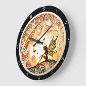 Mystiek Fairy Woodland uurwerk Grote Klok (Hoek)