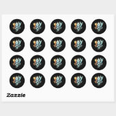 Mystiek figuur met dubbele vormen Sticker (Vel)