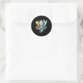 Mystiek figuur met dubbele vormen Sticker (Tas)