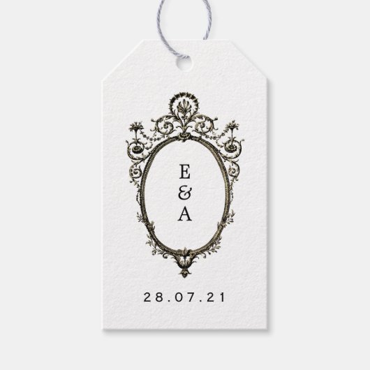 Mystiek Fortune Teller Circus Party Cadeaulabel (Voorkant)