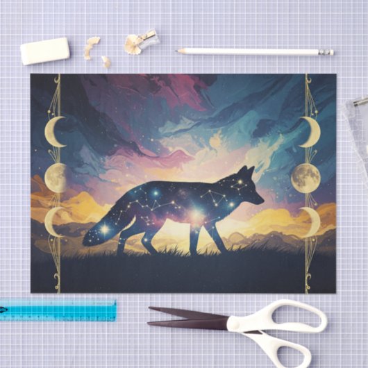 mystiek foxweefselpapier tissuepapier (Craft)