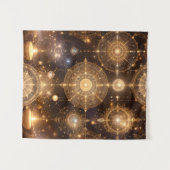 Mystiek Goud Hemels Diagram Tapestry Wandkleed (Voorkant (horizontaal))