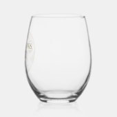 Mystiek Goud Hemelse Maan Bruiloft Wijnglas Zonder Voet (Links)