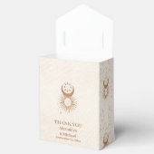 Mystiek Goud Hemelse Sterren Bruiloft Bedankdoosjes (Geopend)