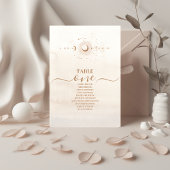 Mystiek Goud Hemelse Sterren Bruiloft Kaart