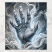 Mystiek Hand Wijn Label Etiket (Enkel label)