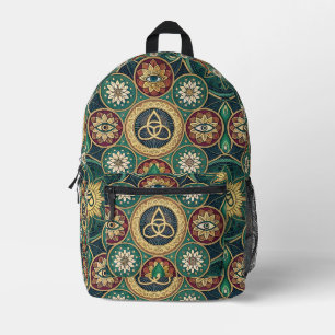 Mystiek Heilig Ontwerp - Spiritueel Mandala Patroo Bedrukte Rugzak