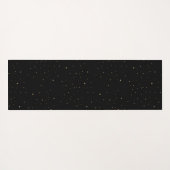 Mystiek hemels blauw goud yogamat (Achterkant (horizontaal))