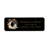 mystiek hemels kosmisch Return Address Label (Voorkant)