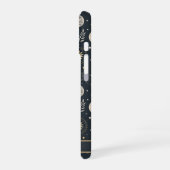 Mystiek Hemels Maanpatroon Aangepaste Naam iPhone 16 Hoesje (Linkerkant)
