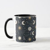 Mystiek Hemels Maanpatroon Mok (Links)
