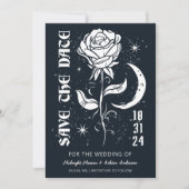 Mystiek hemels Roos Save The Date (Voorkant)