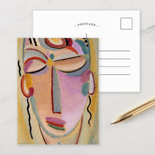 Mystiek hoofd, meditatie   von Jawlensky Briefkaart