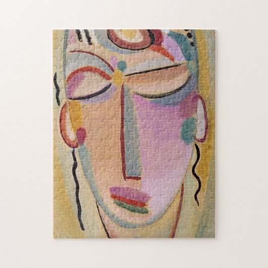 Mystiek hoofd, meditatie | von Jawlensky Legpuzzel (Verticaal)