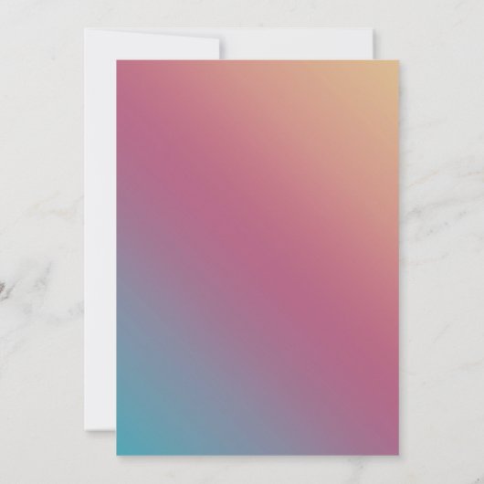 Mystiek Jewel Gold hemels Vrijgezellenfeest Kaart (Achterkant)