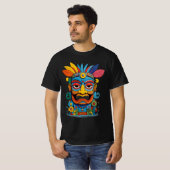 Mystiek Kleurenmasker T-shirt (Voorkant volledig)