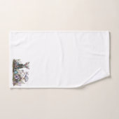 Mystiek konijn met paddenstoelen bad handdoek (Handdoek)