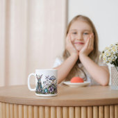 Mystiek konijn met paddenstoelen koffiemok