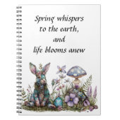 Mystiek konijn met paddenstoelen notitieboek (Voorkant)