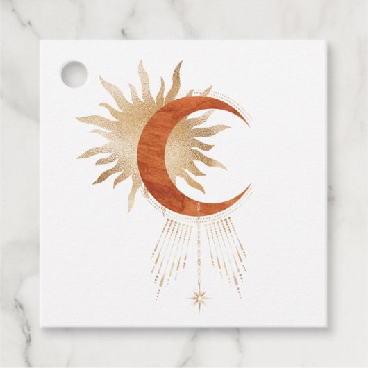 Mystiek Kosmisch Bedankjes Labels (Voorkant)