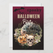 Mystiek Kostuum Feest Halloween Uitnodiging (Voorkant)