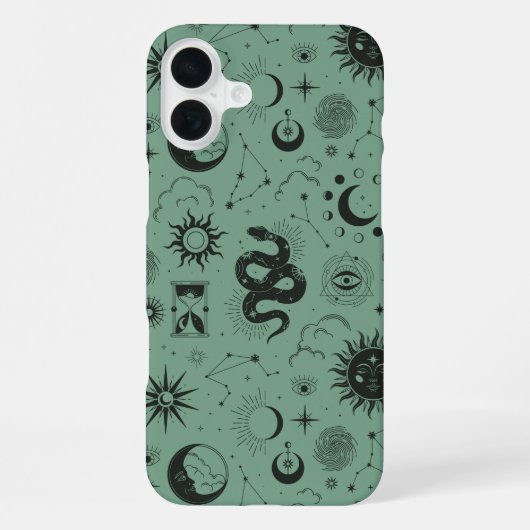 Mystiek Kundalini-patroon iPhone Hoesje (Achterkant)