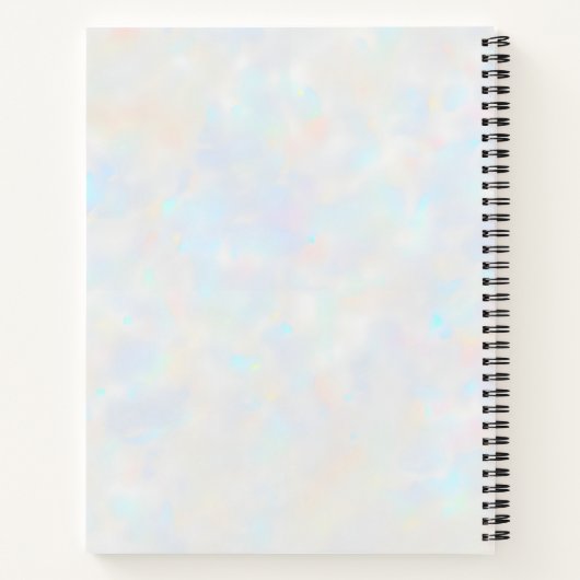 Mystiek Kwaad Oog Hemelse Tarot Holografisch Notitieboek (Achterkant)