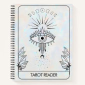 Mystiek Kwaad Oog Hemelse Tarot Holografisch Notitieboek (Voorkant)
