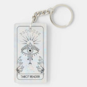 Mystiek Kwaad Oog Hemelse Tarot Holografisch Sleutelhanger (achterkant)
