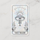 Mystiek Kwaad Oog Hemelse Tarot Holografisch Visitekaartje (Voorkant)