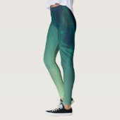 mystiek lichtgroen abstract design kunst leggings (Links)