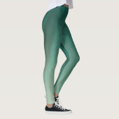 mystiek lichtgroen abstract design kunst leggings (Rechts)